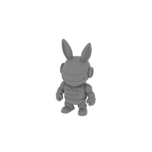 Bugs Bunny Robocop Ring Figure.stl