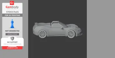 Abarth 1000 SP - Scale Vehicle STL