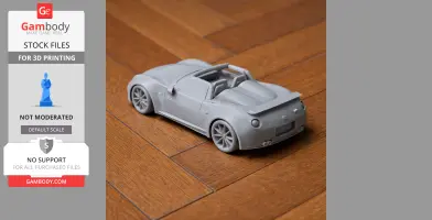 Abarth 1000 SP - Scale Vehicle STL