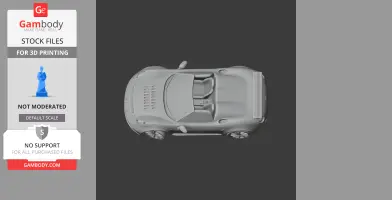 Abarth 1000 SP - Scale Vehicle STL