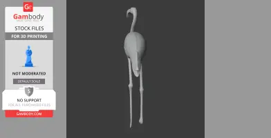 American Flamingo - Prehistoric Animal STL
