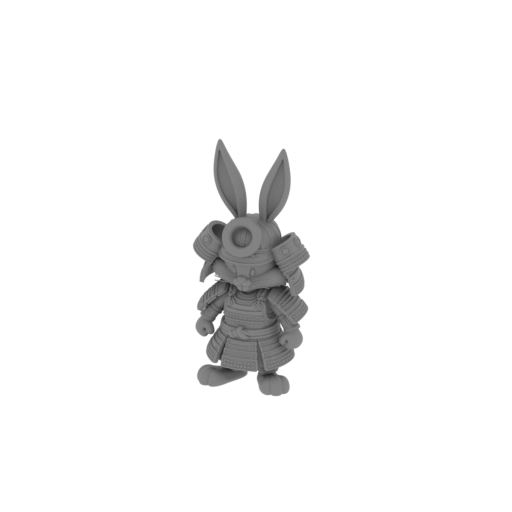 Bugs Bunny Samurai Ring Figure.stl