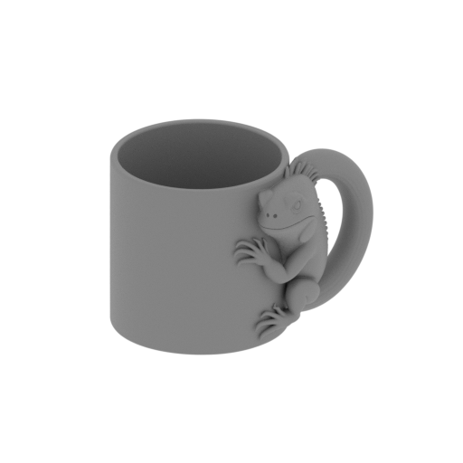 Iguana Mug.stl