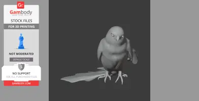 American Kestrel - Prehistoric Animal STL