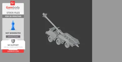 152 mm SpGH DANA - Tank Model STL
