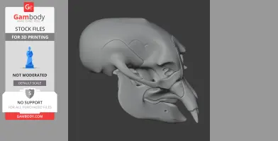 African Elephant Skull - Skull Replica STL
