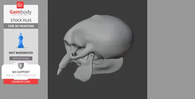African Elephant Skull - Skull Replica STL
