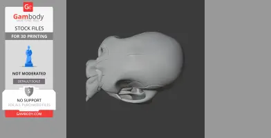 African Elephant Skull - Skull Replica STL
