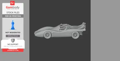 Abarth 2000 Sport - Scale Vehicle STL