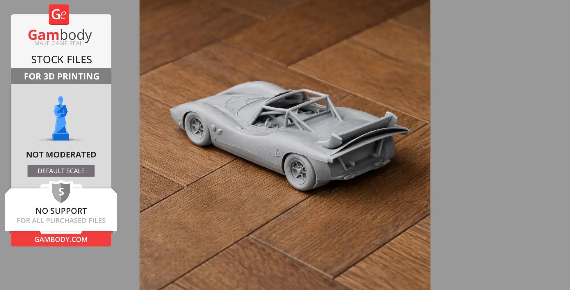 Abarth 2000 Sport - Scale Vehicle STL