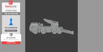 155 mm SpGH EVA - Tank Model STL