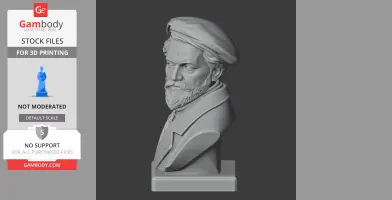 Alexander von Humboldt Bust - Historical Warrior STL