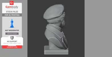Alexander von Humboldt Bust - Historical Warrior STL