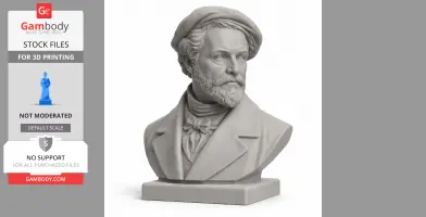 Alexander von Humboldt Bust - Historical Warrior STL