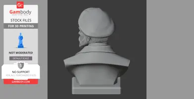 Alexander von Humboldt Bust - Historical Warrior STL
