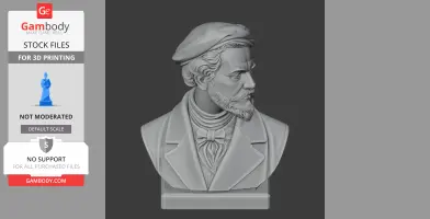 Alexander von Humboldt Bust - Historical Warrior STL