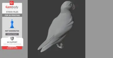 Atlantic Puffin - Prehistoric Animal STL