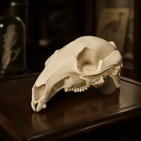 Agile Wallaby Skull - Skull Replica STL