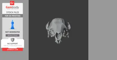 Agile Wallaby Skull - Skull Replica STL