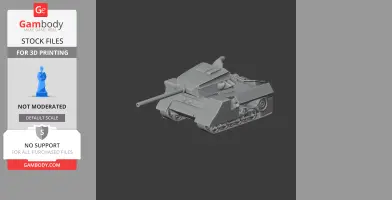 1942 medium tank (Romania) - Tank Model STL