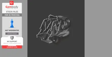 Alcovasaurus Skull - Skull Replica STL