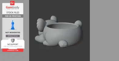 Koala Bowl - Animal Wall Hook STL