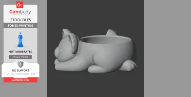 Koala Bowl - Animal Wall Hook STL