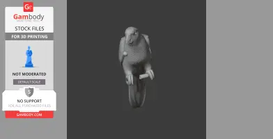 Blue-fronted Amazon - Prehistoric Animal STL