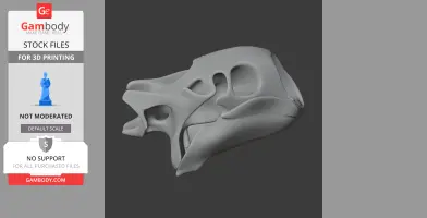 Aldabra Tortoise Skull - Skull Replica STL