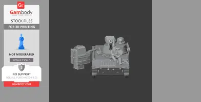 2S1 Gvozdika - Tank Model STL