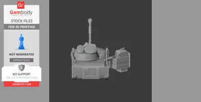 2S1 Gvozdika - Tank Model STL