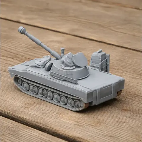 2S1 Gvozdika - Tank Model STL