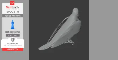 Brahminy Kite - Prehistoric Animal STL