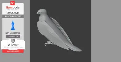 Brahminy Kite - Prehistoric Animal STL