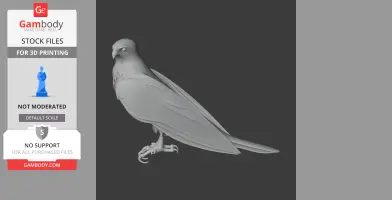Brahminy Kite - Prehistoric Animal STL