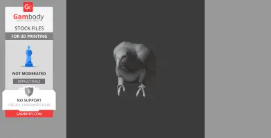 African Grey Parrot - Prehistoric Animal STL