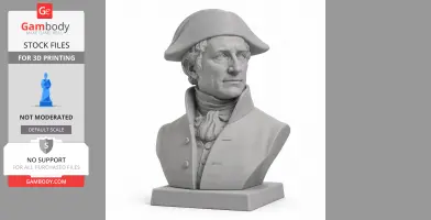Alessandro Volta Bust - Historical Warrior STL
