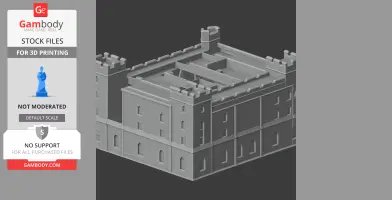 Acton Burnell castle - Architecture STL