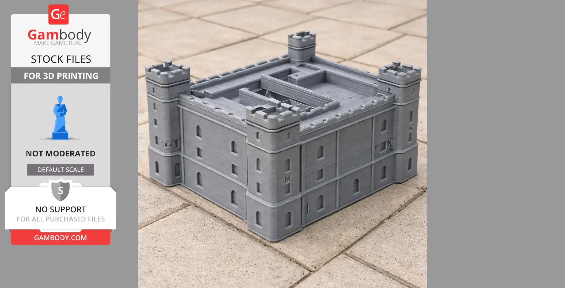 Acton Burnell castle - Architecture STL