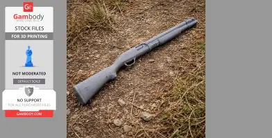 Baikal MP-27 - Cosplay Prop STL