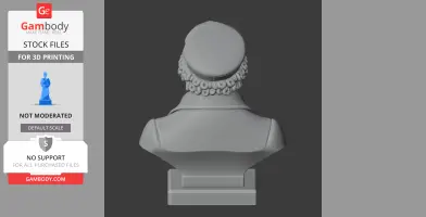 Andre-Marie Ampere Bust - Historical Warrior STL