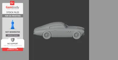 Abarth 205A Berlinetta - Scale Vehicle STL
