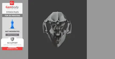 African Pygmy Hedgehog Skull - Skull Replica STL