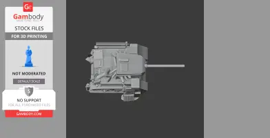 1942 medium tank (Romania) - Tank Model STL