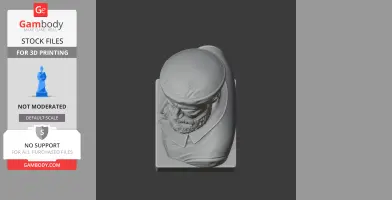 Auguste Rodin Bust - Historical Warrior STL