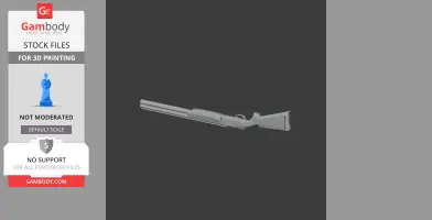 Benelli 828U - Cosplay Prop STL