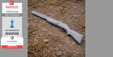 Benelli 828U - Cosplay Prop STL