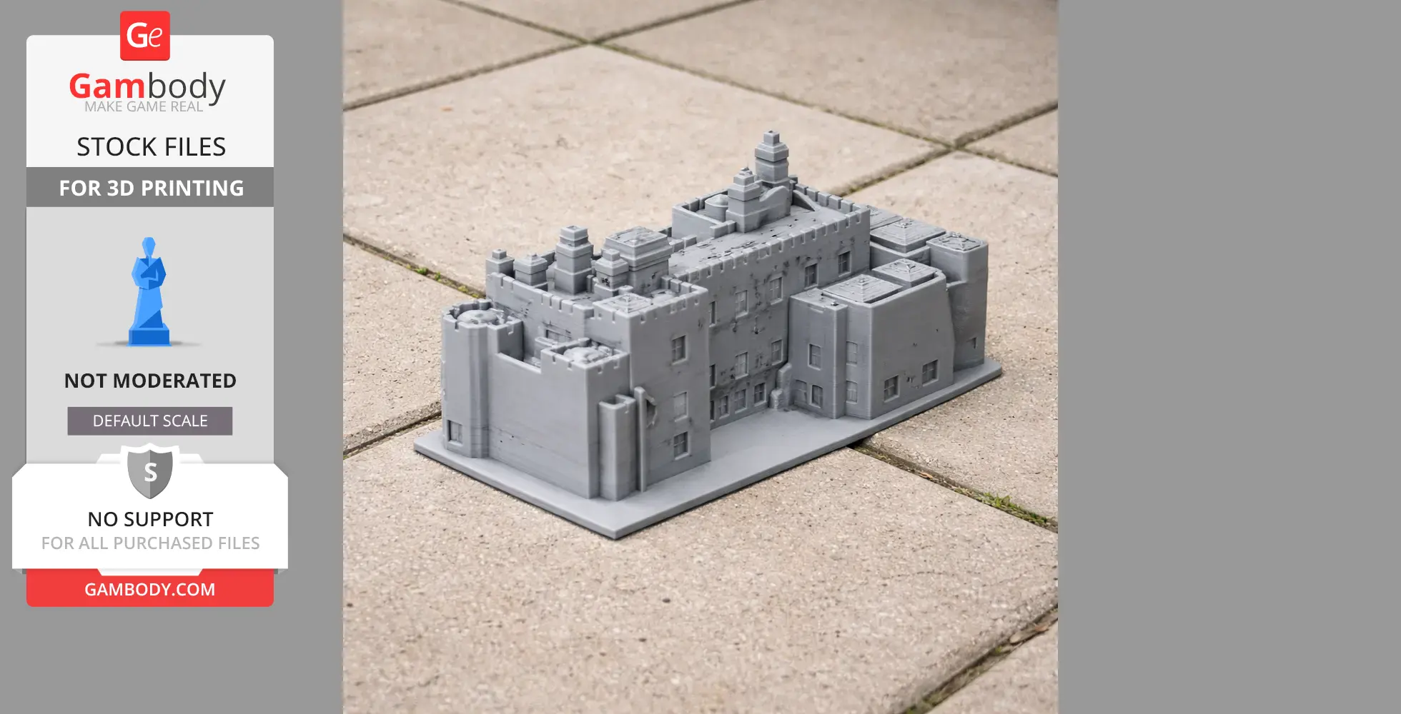 Affeton Castle - Architecture STL