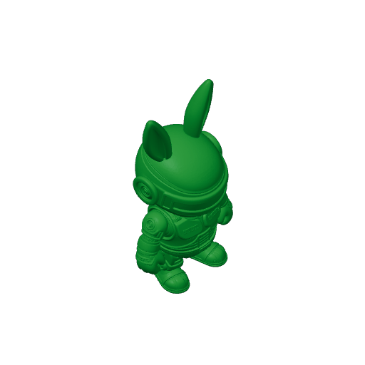 Bugs Bunny Robocop Ring Figure.3mf