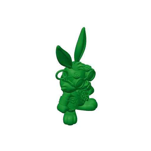 Bugs Bunny Steampunk Ring Figure.3mf